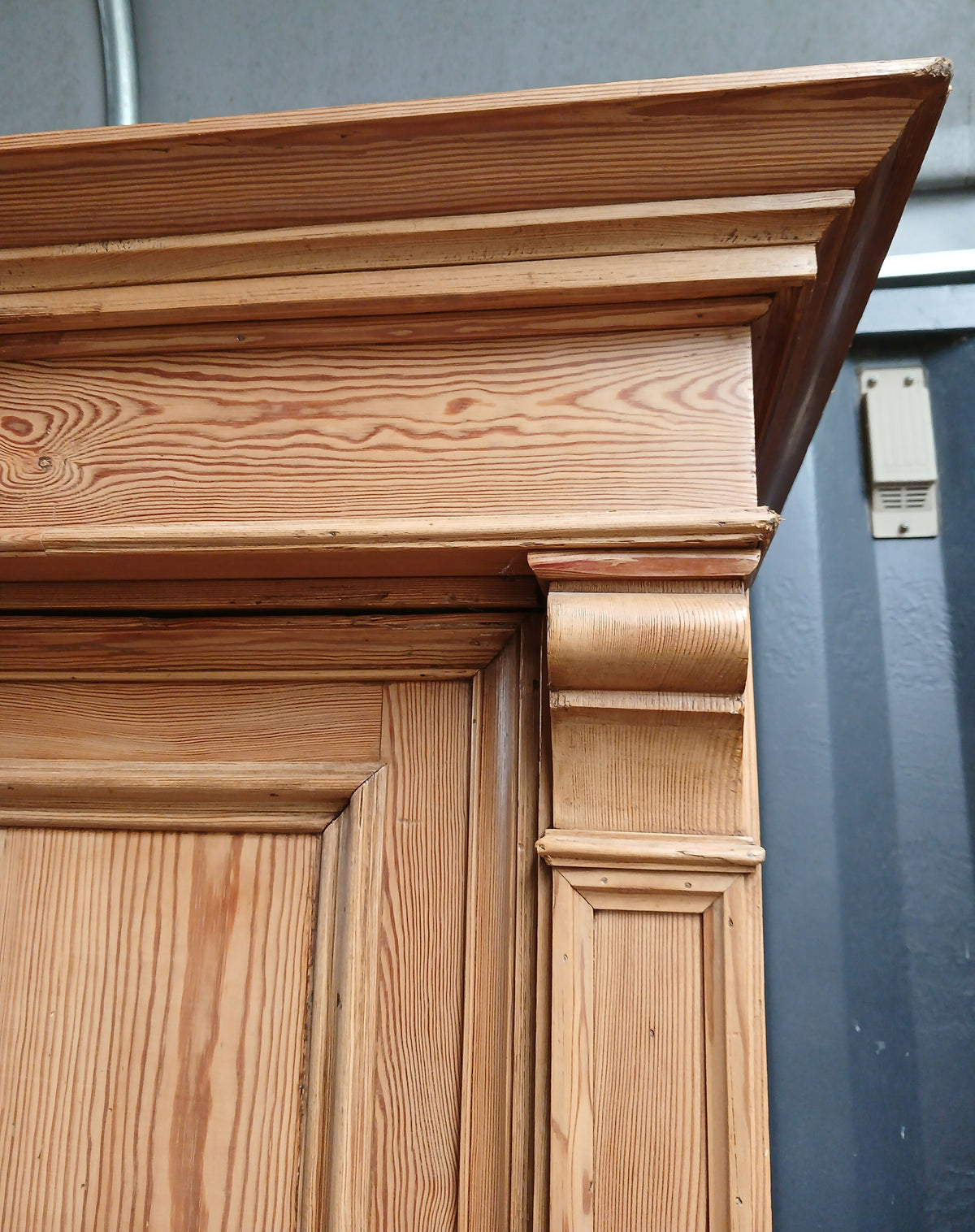 Large Antique Pine Wardrobe