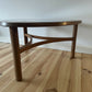 Mid Century Teak Astro Coffee Table Vintage Teak and Glass Table