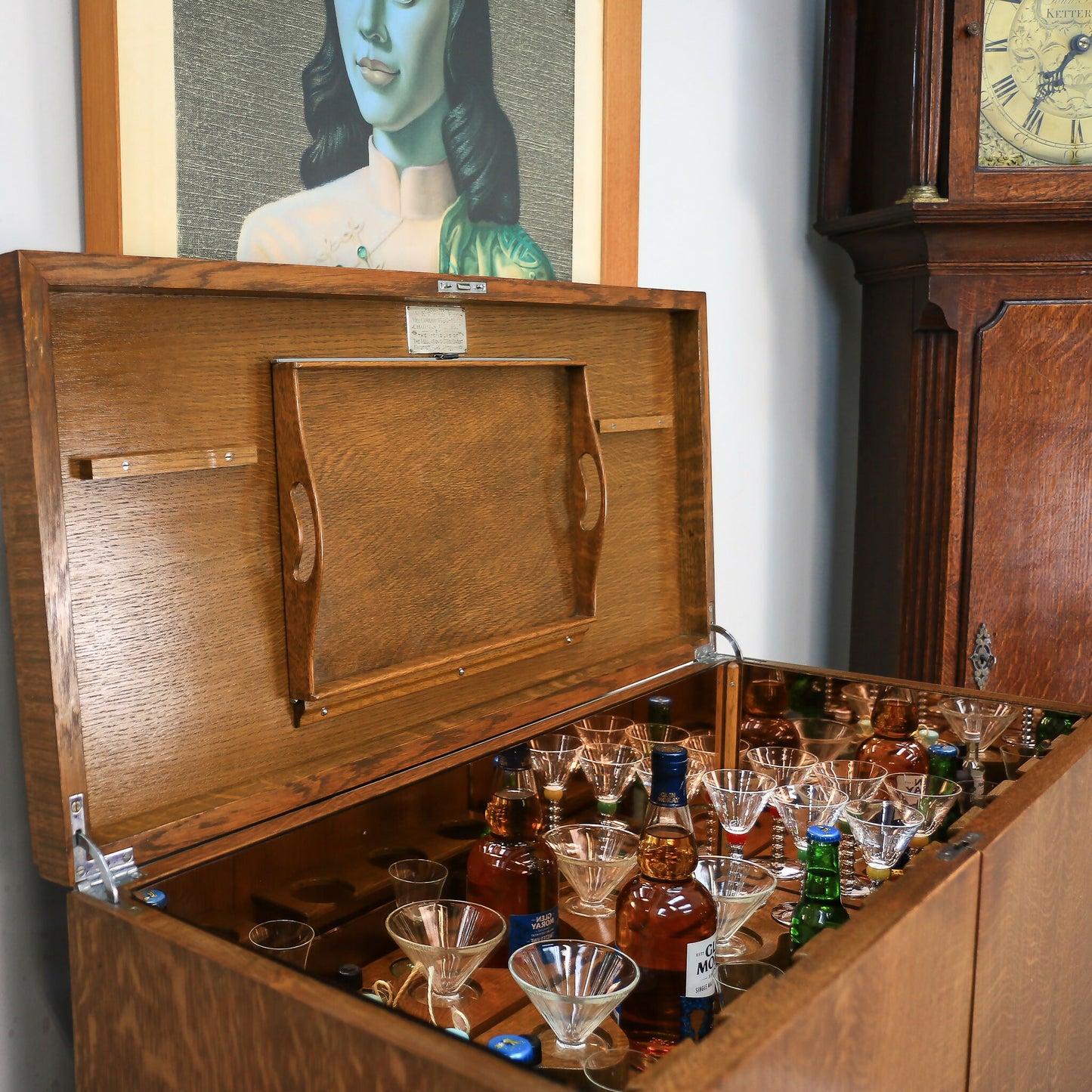 Oak Cocktail Cabinet Drinks Cabinet 1930s