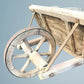 Vintage Antique Rustic French Wheelbarrow, Early 1900s