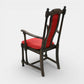 8 Ercol Hampton Dining Chairs Including 2 Carvers Red Upholstery FREE UK Delivery. SBR11033/1010E