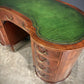 Edwardian Mahogany Vintage Kidney Shaped Desk