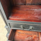 Vintage Antique Painted Cabinet Cupboard Bookcase Rustic Retro R1159