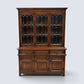 Old Charm Sideboard Display Leadlight Doors Cupboards Tudor Brown FREE Delivery*