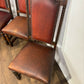 Vintage Set Of Four Oak Dining Chairs