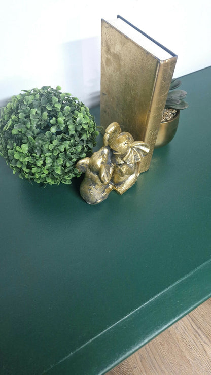 Stag green chest of drawers