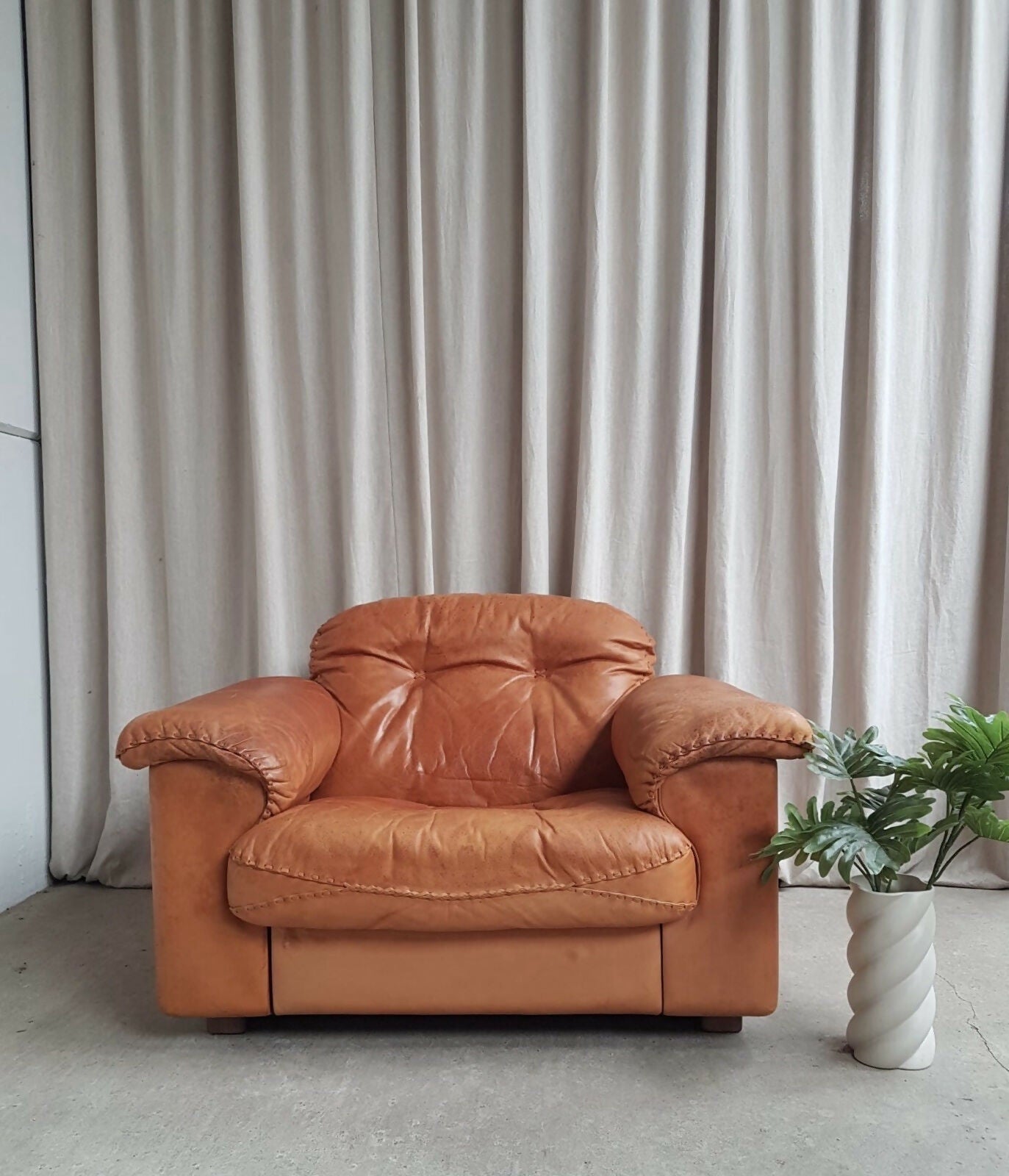 Vintage Rare Mid Century De Sede DS101 James Bond Reclining Chair Scandi Retro R878