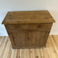 Antique Pine Two Door Housekeepers Cupboard Stripped Pine Sideboard Cupboard