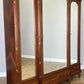 Wardrobe Antique French Style Three Door Inlaid Burr Mirrored Armoire LOT 6163