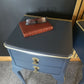 Navy blue bedside tables