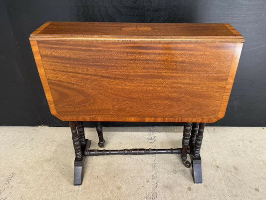 Inlaid Edwardian Sutherland Table