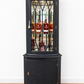 Corner Drinks Cabinet or Display Cabinet Restored Black Mahogany