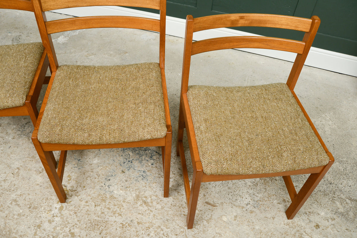 4 x Mid Century Danish Dining Chairs by Vantinge Mobelindustri