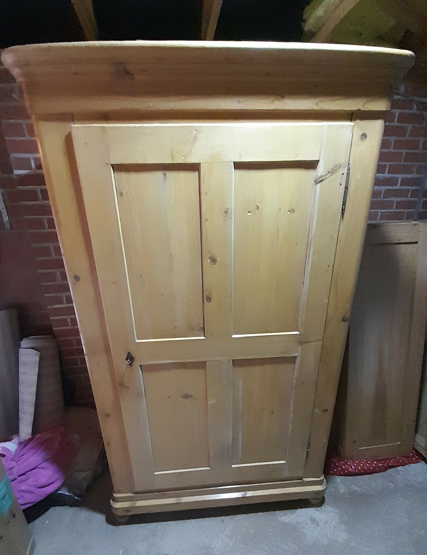 Antique Pine Wardrobe