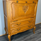 Cabinet Vintage French Louis XIV Style Bureau Sideboard Carved Cupboard LOT 3551