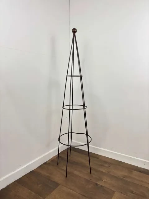 Large Rustic Steel Garden Obelisk