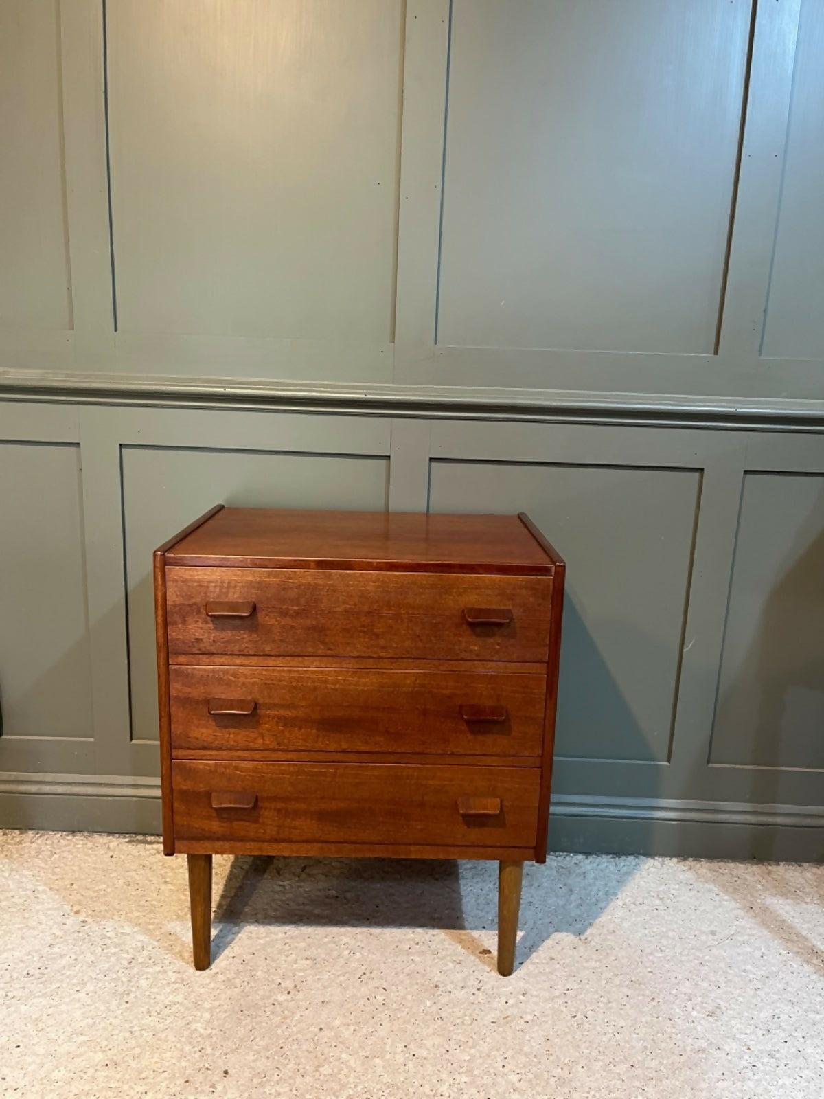 Danish Teak Chest Of Drawers By Carl Aage Skov For Munch Mobler 1956