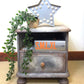 Industrial 'rusty metal' paint effect bedside cabinet by Paint Kitchen