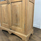 Vintage Indian Reclaimed Solid Wood Glazed Cupboard
