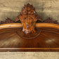 Pediment Antique French Style Walnut Carved Decorative Crest LOT 6528