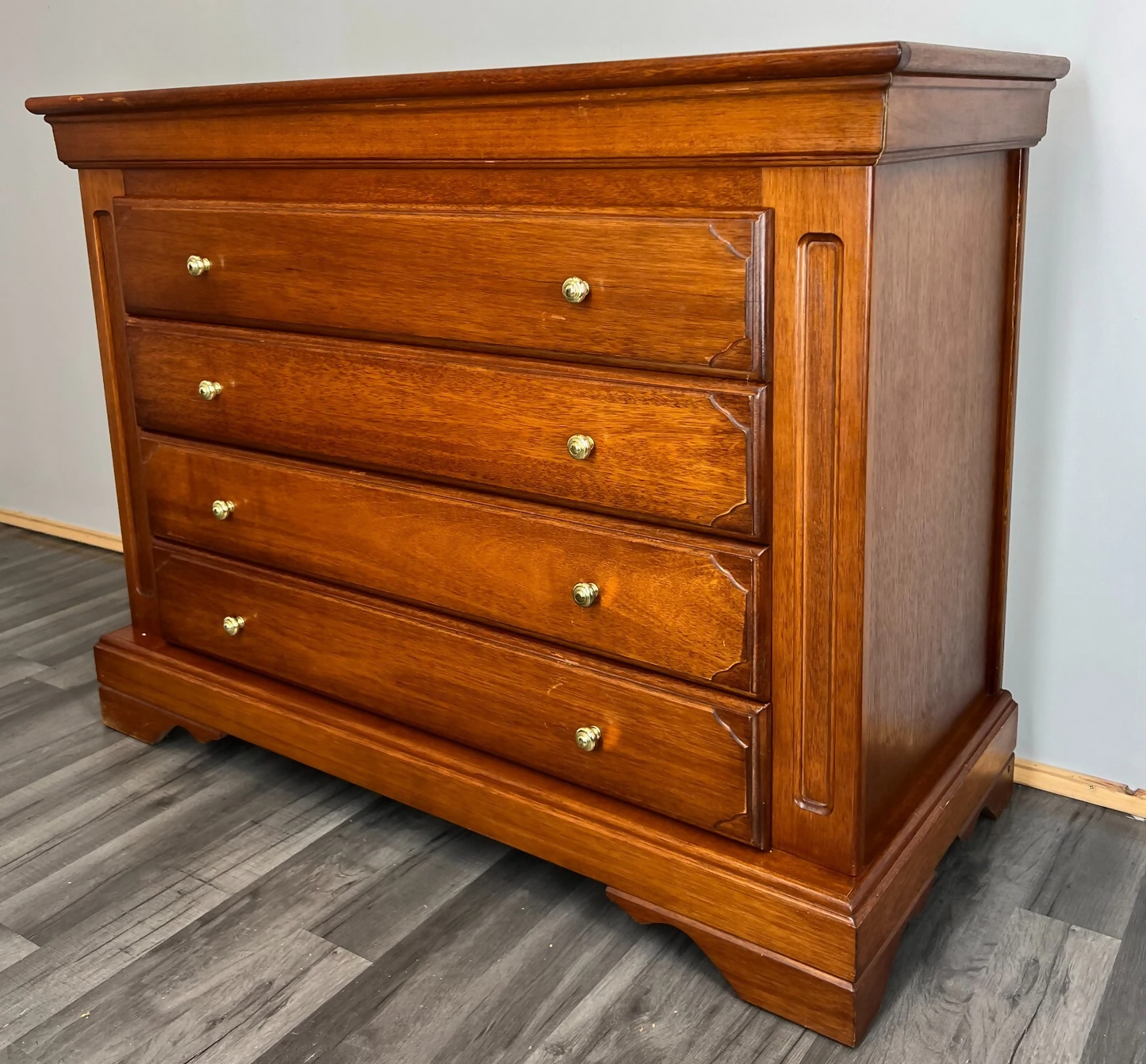 Chest of Drawers Vintage French Style Storage 4 Drawers Cabinet LOT 3598