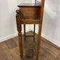 Vintage Oak Hall Coat Stand with Mirror & Storage