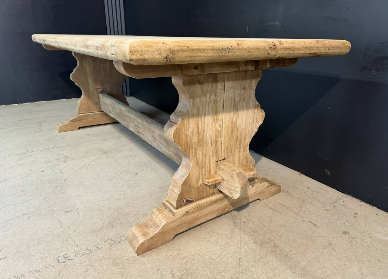 Quality Oak Farmhouse Dining Table