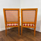 Pair of French Louis XVI Style Upholstered Armchairs