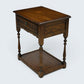 Old Charm Side Table Lamp Table Light Oak Finish With Drawer FREE UK Delivery