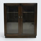 Ercol Wide Medium Bookcase 2 Adjustable Shelves Glazed Doors FREE UK Delivery*