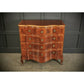 Large Walnut Serpentine Shaped Vintage Chest of Drawers