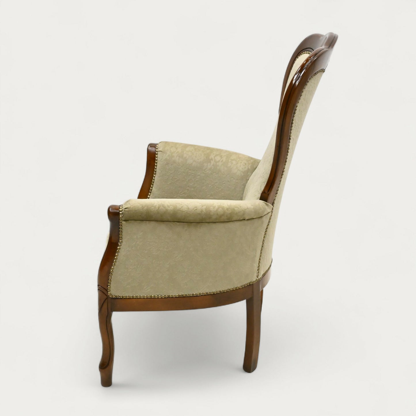 Vintage French Style Armchair Louis Philippe 3 Arch Spoon Back FREE UK Delivery. SBR10825/1308E