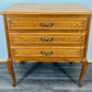 Chest of Drawers Vintage French Louis XVI Style Oak Carved Cabinet LOT 3773