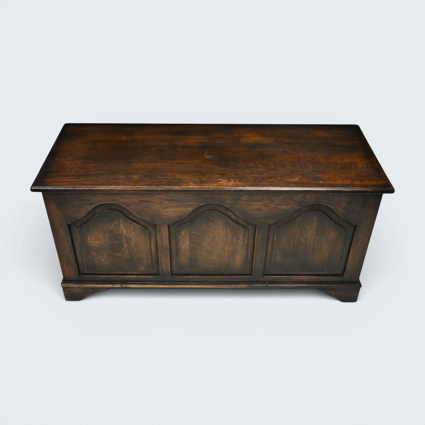 Oak Blanket Box /Chest Coffee Table Jacobean Style Lift Up Top FREE UK Delivery