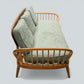 Ercol Studio Couch Day Bed New Webbing Light Finish Model 355 FREE UK Delivery
