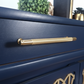 MADE TO ORDER-MIDCENTURY NATHAN NAVY BLUE SIDEBOARD