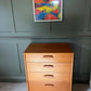 Vintage Teak Chest Of Drawers By Austin Suite 1960s V Deep Lower Drawer