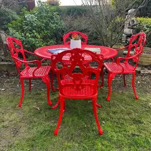 Ferrari Red Patio Set