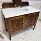 Wide Traditional Wooden Vintage Bathroom Vanity Unit - Mary Queen of Scots