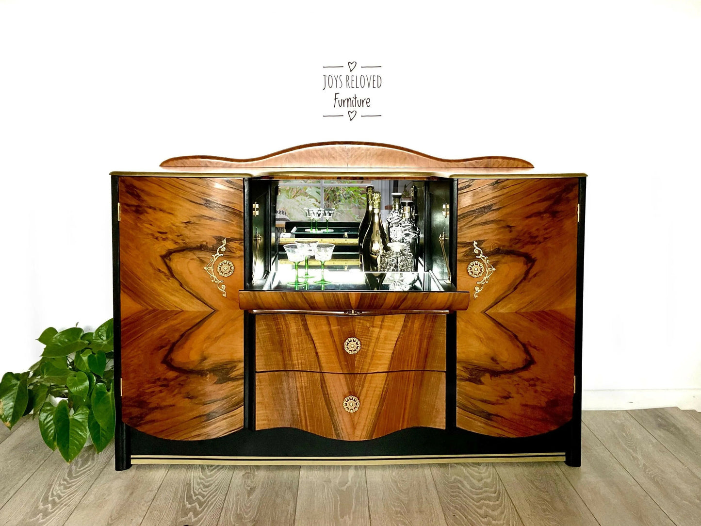 Art Deco Cocktail Cabinet / Sideboard, Drinks Cabinet