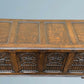 A Large Carved Oak Bedding or Blanket Box With Raised Linen Fold Panels