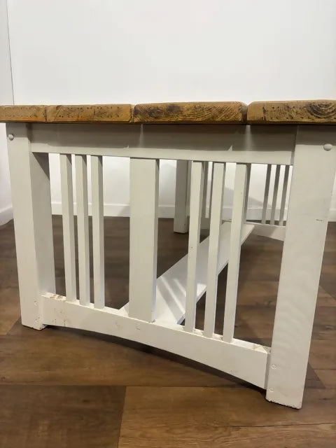 Large Modern Coffee Table With Reclaimed Top