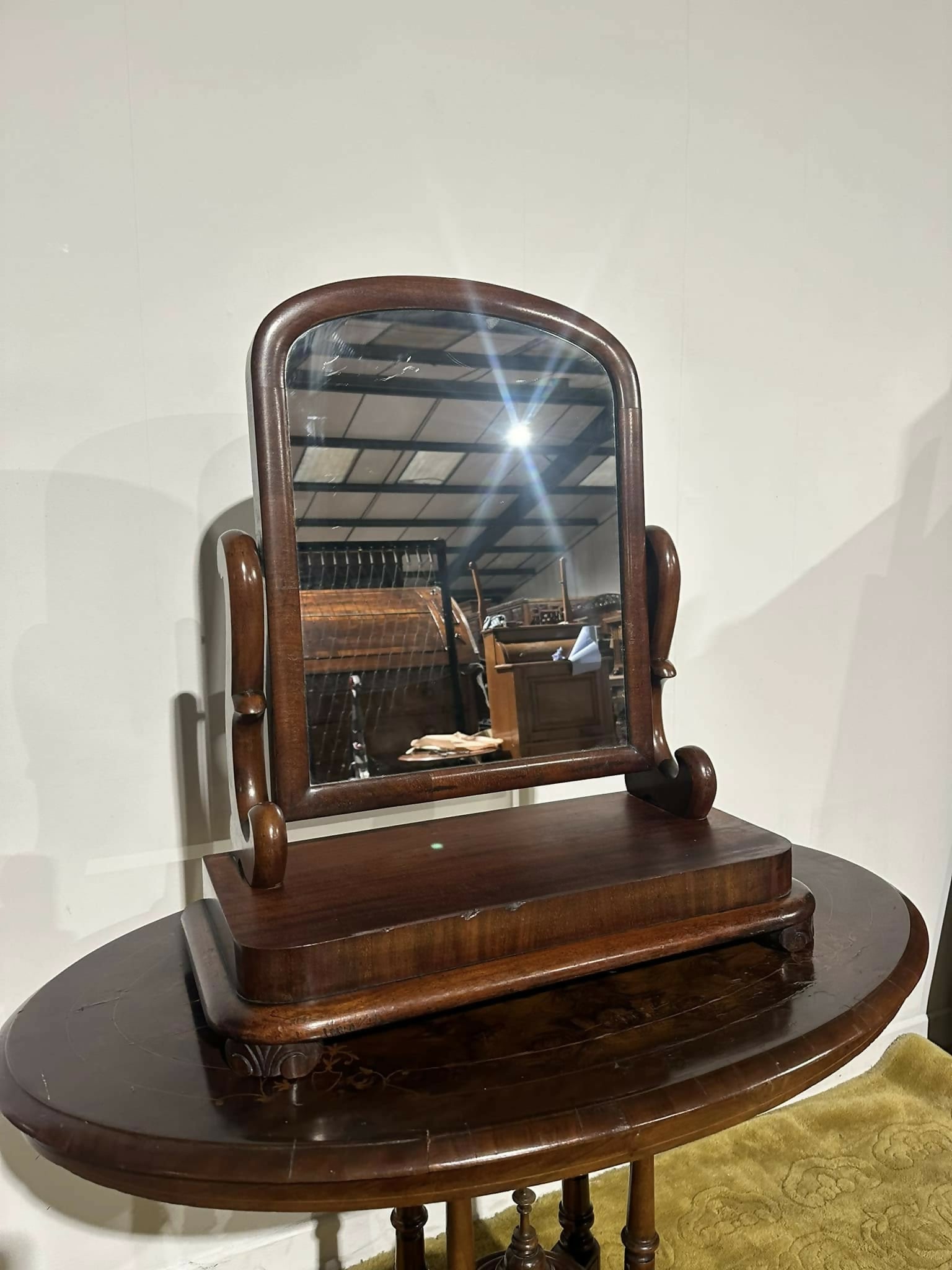 Victorian Mahogany Dressing Table Mirror