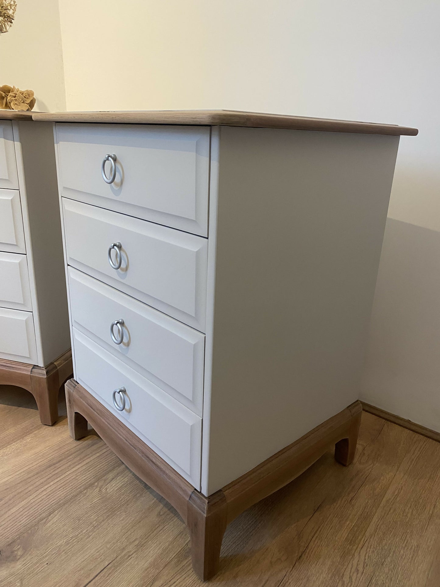 Stag 4 Drawer Bedside Tables