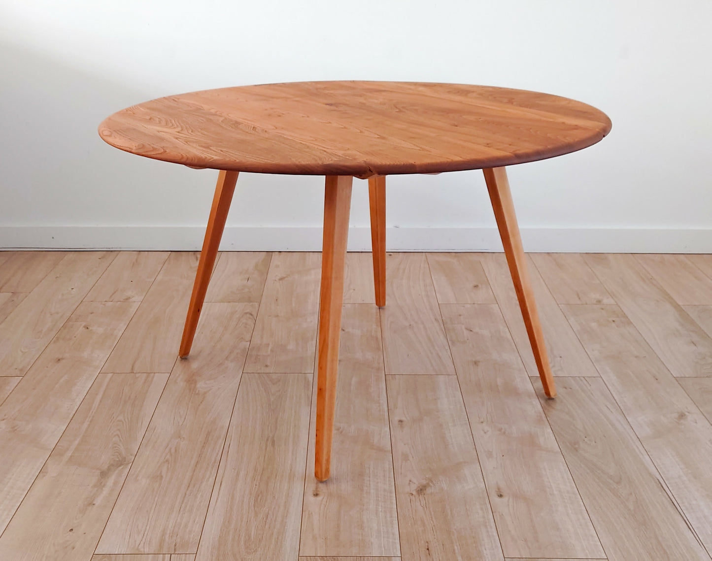 Mid century retro Ercol drop leaf dining table