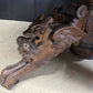 French Carved Oak Hunting Table