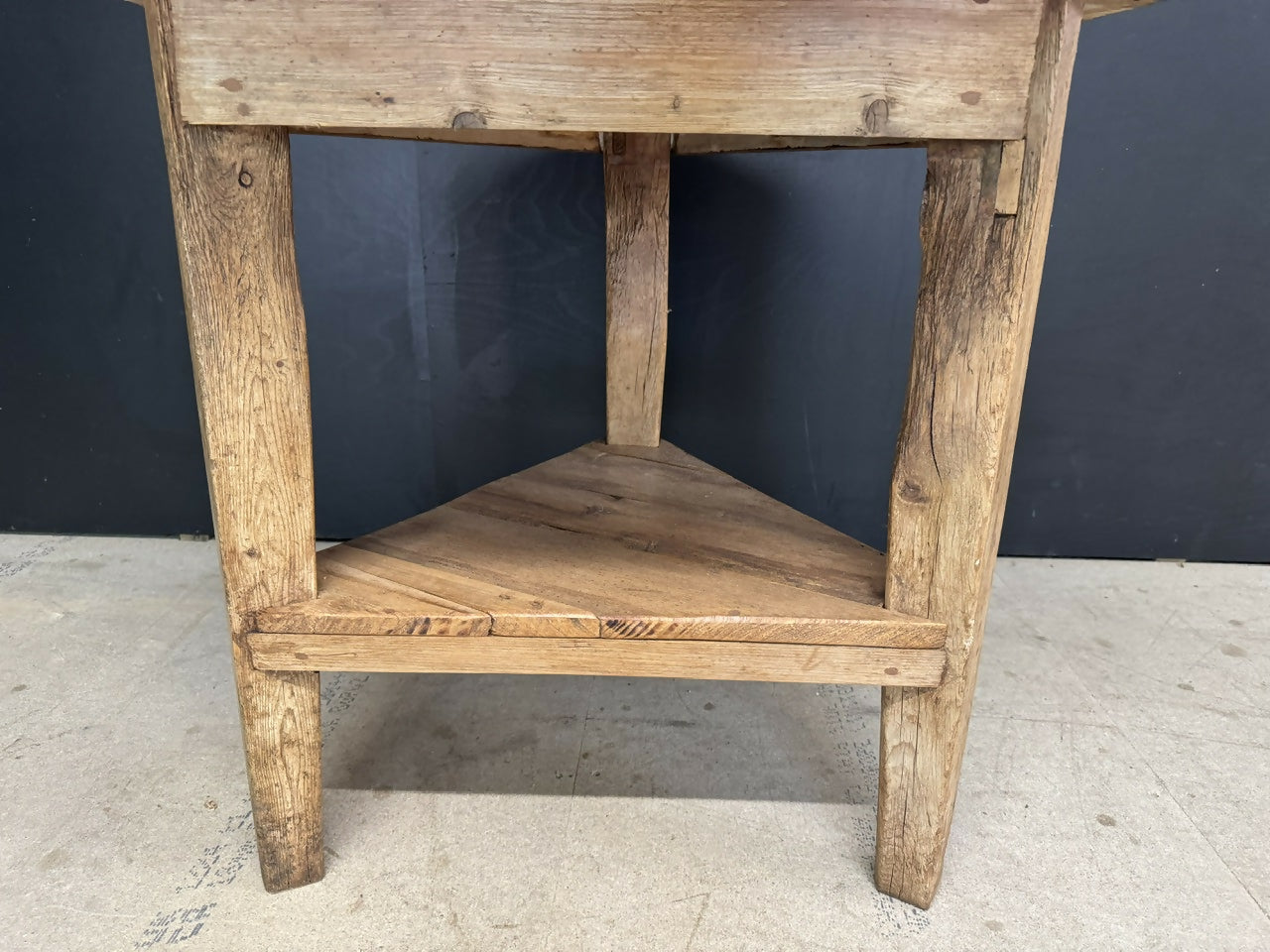Antique Pine Cricket Table