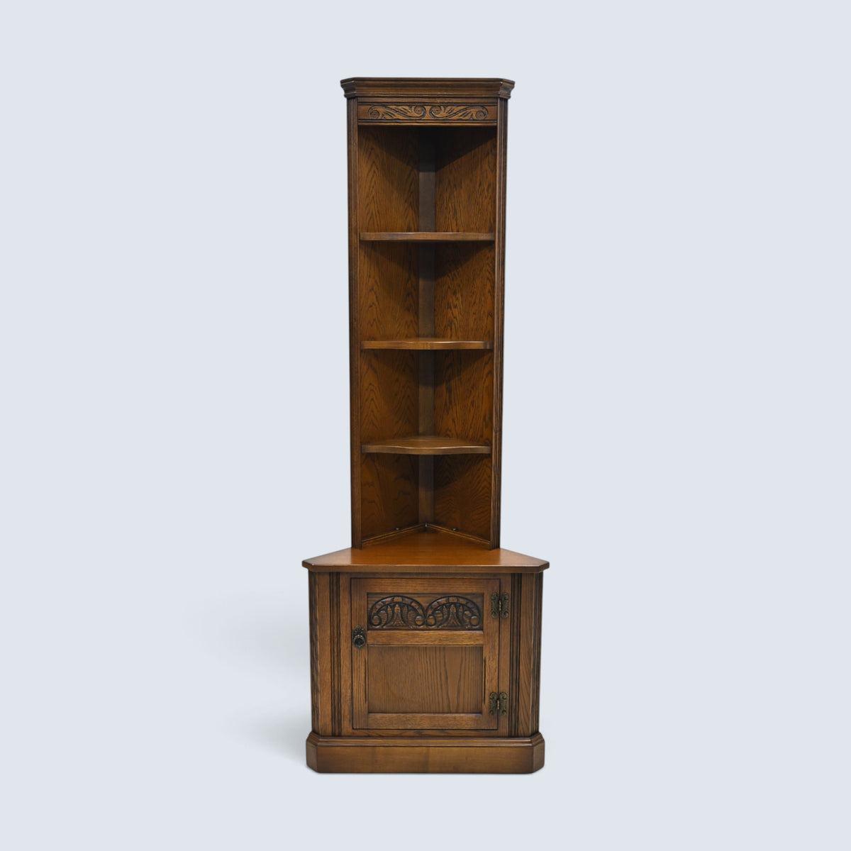 Old Charm Corner Cabinet/End Unit Light Oak Finish FREE UK Delivery*