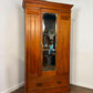 Late Victorian Satinwood Single Wardrobe
