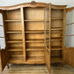 Bookcase Vintage French Louis XVI Oak Display Cabinet Carved Sideboard LOT 6313